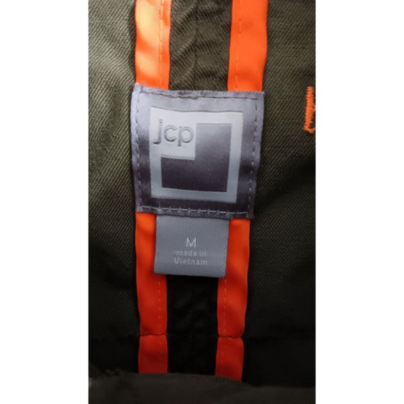 JC Penny Medium Green Utility Cargo Outdoor Boho Classic Peasant Pocket Jacket - Picture 6 of 9